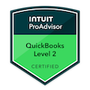 Intuit QuickBooks Certification Level 2 badge